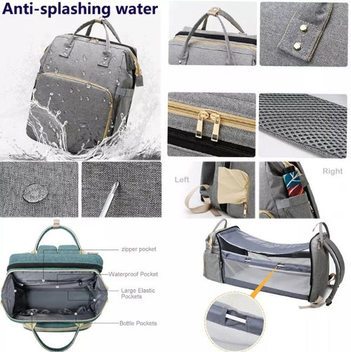 Pañalera morral Con Cambiador y Usb